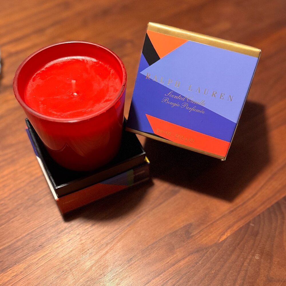 Ralph Lauren  AMALFI COAST Red Candle NIB